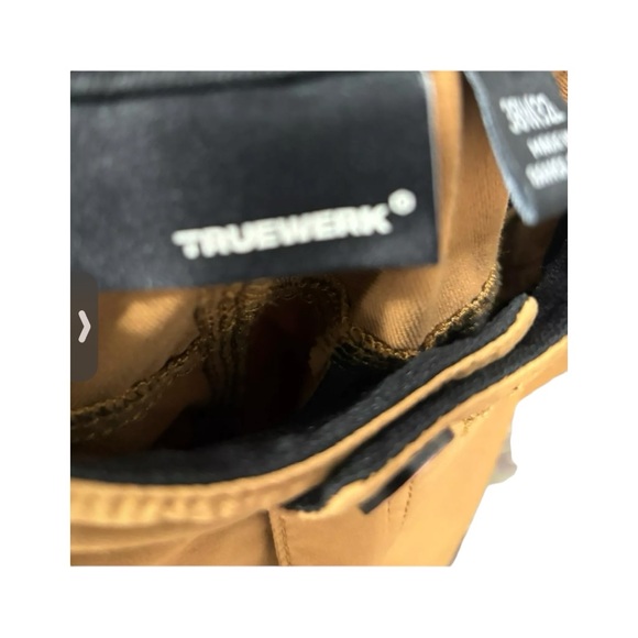 Truewerk T1 Werkpant MENS 38X32 Sand Nylon Spandex Cargo Technical Work Pants - Picture 11 of 14